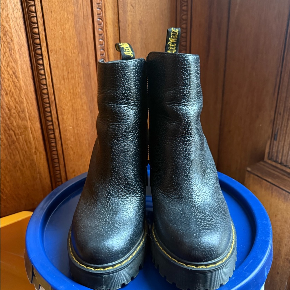 Dr. Martens Black Leather Ankle Boots
